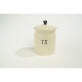 Te, Coffi & Siwgr Nain / Tea, Coffee & Sugar Granny's Cannisters (Cream)